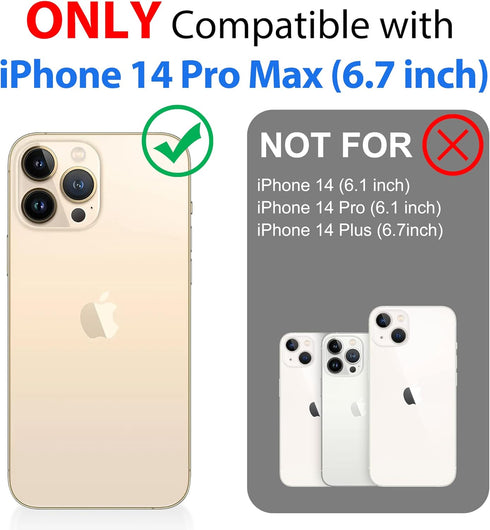 SPORTLINK Waterproof Case for iPhone 14 Pro Max, Shockproof Dustproof Phone Case with Screen Protector, Pink