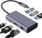 Closs USB C to Ethernet Adapter, 6-in-1 USB to HDMI Dock for iPhone