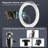 Wowcati 10" Desk Ring Light with Magnetic Phone Stand for Zoom Meetings, Ring Lights for Video Recording, Laptop Light