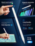 AYNSRTN A16/10/9/8/7/6th 13/12.9/11" M5/M4, M3/M2/5/4/3, 6/5 Pencil for Apple iPad Gen, Pro Air Mini Stylus Pen