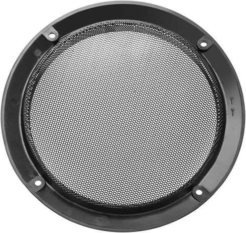 uxcell 8 Inch Speaker Grill Cover, 225mm Mesh Decorative Circle Subwoofer Guard Protector, Black 2pcs