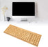 Keyboard and Mouse, 2.4GHz Plug and Play Bamboo Wood Control Devices for Win XP, NT, Vista, Win10, OS X, Android