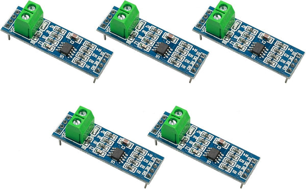 5 PCS RS-485 MAX485 Transceiver Chip Module, TTL to RS-485 Module, SCM Development Board