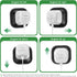 HomiQ Window Camera Mount for Glass, Suitable for Indoor and Outdoor Home Security