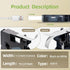 A45013 D1 Label Tape S0720530 for Dymo Label Maker Refills d1 45013, 1/2 in x 23 Ft, 4-Pack