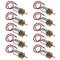 DIANN 10pcs Mini Micro N20 Gear Motor DC 3V-6V Slow Speed Full Metal