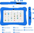 PRITOM 7 inch Kids Tablet, Quad Core Android 10, 32 GB ROM, Bluetooth, Educational with Kids-Tablet Case, Blue
