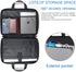Durable Shockproof Laptop Sleeve, Water Resistant 15.6 Inch Carrying Bag for HP, Dell, Acer, Asus, Lenovo, Black/Grey