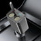 5 in 1 Fast Charging Retractable Car Charger, Cigarette Lighter Splitter with 2.6ft Cord, Dual USB Ports, 2 Sockets
