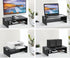 Zimilar Monitor Stand Riser, 2 Tiers Laptop Computer Riser for PC Screen, Wooden Storage Organizer