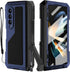 Military Rugged Heavy Duty Metal Case for Samsung Galaxy Z Fold 4 - Built-in Screen Protector, Full-Body Drop