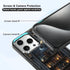 Odhtst 15 6.1 Inch, Aesthetic Star Bookshelf Book Collage Phone Case Compatible with iPhone Pro Case TPU Shockproof