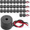 25PCS Active Electronic Buzzer, Wired Connector DC 3-12V, 85dB