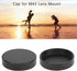 DAUERHAFT Camera Lens Rear Cover, 2Pcs Metal Lens Rear Cap Cover for M42 Screw Lens Mount