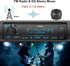 Single DIN Multimedia Car Stereo Radio, Bluetooth with Hands-Free Calling, USB Playback, AM/FM Radio Receiver Q5302
