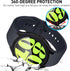 Suoman 2-Pack Waterproof Case for Samsung Galaxy Watch 6 44mm, Hard PC Bumper with Tempered Glass Protector