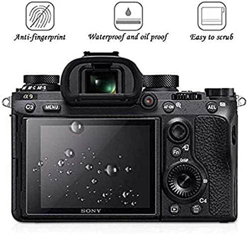 PCTC A7RV Screen Protector for Sony A7R5 A7R V A7RV, 0.3mm 9H Hardness Tempered Glass Screen Cover (3 Pack)