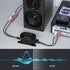 Smof RCA Ground Loop Isolator - Audio Signal Noise Cancellation with 3.5mm Audio Adapter Cable (Black)