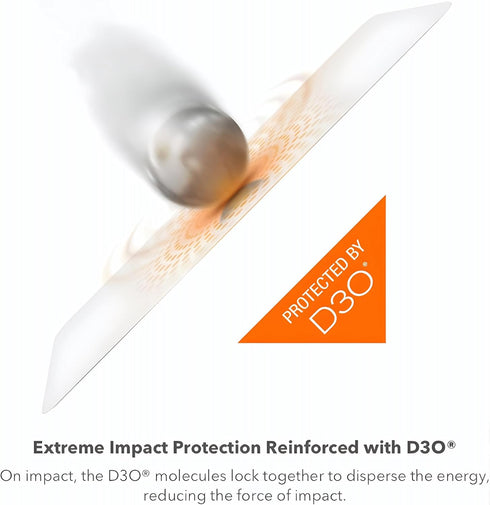 ZAGG InvisibleShield Fusion with D3O for Samsung Galaxy S22+ – Flexible Hybrid Screen Protection with Extreme Impact