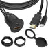 QIANRENON USB C & HDMI Waterproof Cable Adapter, 4K@60HZ, 1m/3.3ft for Car, Dashboard, Desk, USB C 2.0 + HDMI 1.4