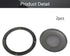 Fielect 2Pcs 6.5" Speaker Grill Cover Mesh Decorative Circle SubWoofer Grill Cover with 8 Screws, Silver Metal Trim
