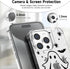 YEPO iPhone 15 Pro Max Case - Clear Flower Design, Slim Shockproof Bumper, Stylish Protective Cover for Women & Girls.