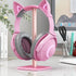 VBESTLIFE Headphone Stand, Earphone Holder with Aluminum Supporting Bar for All Headphones Size