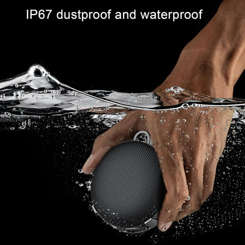 Portable Bluetooth Speaker, 8W IP67 Waterproof Wireless Bike Speaker with 4000mAh Battery for Outdoor Riding
