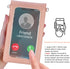 Pink Touchscreen Phone Purse Crossbody for Women, Waterproof Crossbody Phone Wallet Case with Transparent Window up to