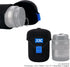 2.6 3.1(D 50mm f/1.8, 55mm f/1.8, 56mm f/1.4 JJC Water Resistant Neoprene Camera Lens Pouch Case, Fold-Over Lens Bag