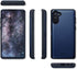TORU CX PRO Case for Galaxy Note 10, Slim Protective Cover with Card Holder, Hidden Wallet, Kickstand, Blue