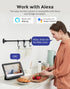 Hugolog 2K 3MP Indoor Pan/Tilt Security Camera, Auto-Focus, Ideal for Baby Monitor/Pet Camera/Home Security, Starlight