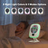 Portable CD Player with Bluetooth 5.0, HiFi Stereo Speakers, Desktop Wall-Mounted FM Radio, Remote Control, LED Lights,