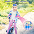 AirTag Holder Case with Brooch Pin - 2 Packs Waterproof Hidden AirTag Case for Kids and Item Locator (White+Pink)