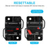 150 AMP Fuse Holders - Audio Circuit Breaker, Reset Fuse Inverter, 12V-48V DC Fuse Holder, Replace Fuses with Reset