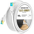Cat 8 Ethernet Cable 100 FT, Heavy Duty High Speed 40Gbps 2000Mhz
