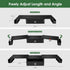 Dual Monitor Stand Riser with Drawer & Metal Leg, Large Computer Monitor Riser for 2 Monitors, Desktop Organizer