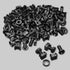 50-Pack M6 x 16mm Computer Rack Mount Cage Screws, Nuts & Washers for Rack Mount Server Cabinet, Black