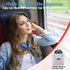 SIMOLIO Headphones Wired for Kids School Travel, Safe Volume 85dB/94dB/104dB, Over-Ear Boys Headphones with Microphone & Shareport, Foldable Sturdy & Adjustable Headset for Teens Adult Blue