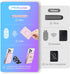 PROfezzion Magnetic Wallet Card Holder for MagSafe, RFID Blocking Hard Shell for iPhone 15 14 13 12 Plus Max