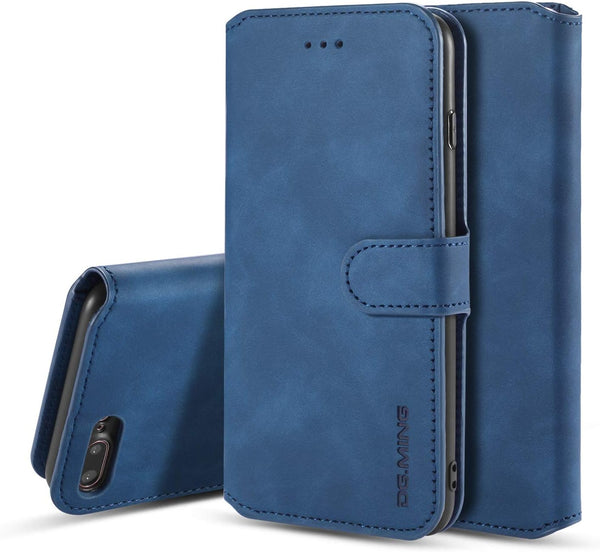 UEEBAI Case for iPhone SE 2022/7/8/SE 2020, Luxury PU Leather Wallet Flip Cover with Card Slots and Magnetic Stand