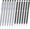 ORIbox 12pcs Stylus Pen Ballpoint Pen, Universal 2 in 1 Capacitive Stylus for iPad, iPhone, Samsung, All Touch Screen