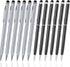 ORIbox 12pcs Stylus Pen Ballpoint Pen, Universal 2 in 1 Capacitive Stylus for iPad, iPhone, Samsung, All Touch Screen