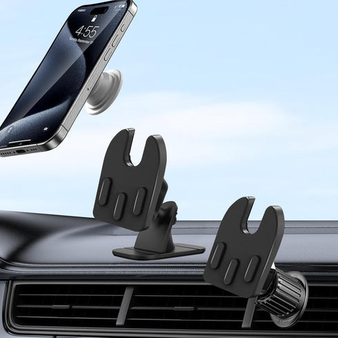 JCTRIWAY Vent or Dashboard Car Phone Mount for Popsocket, Dashboard Adapter Adhesive and
