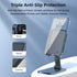 Briteroh Foldable & Height Adjustable Phone Stand for Desk, Carbon Steel Stable Cell Phone Holder, Universal