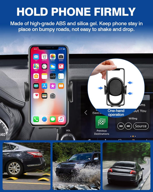 Autorder Car Phone Holder for 2021-2023 Nissan Rogue/2019-2025 Altima/2020-2025 Sentra Accessories, Hands-Free 360