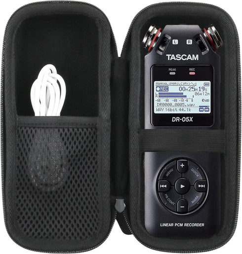 WAIYUCN Hard EVA Carrying Case Compatible with Tascam DR-05X/DR-05 Stereo Handheld Digital