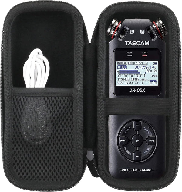WAIYUCN Hard EVA Carrying Case Compatible with Tascam DR-05X/DR-05 Stereo Handheld Digital