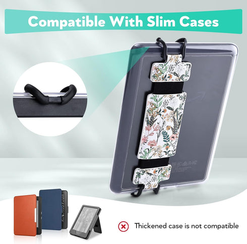 6-8 Inches Secure Hand Strap for Kindle and Tablet - High Elasticity Finger Grip Holder Accessories for E-Book Tablet.