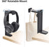 NEETTO HS906 Headphone Stand & Hanger 2 in 1, Above & Under Desk Gaming Headset Holder Mount Hook with Height